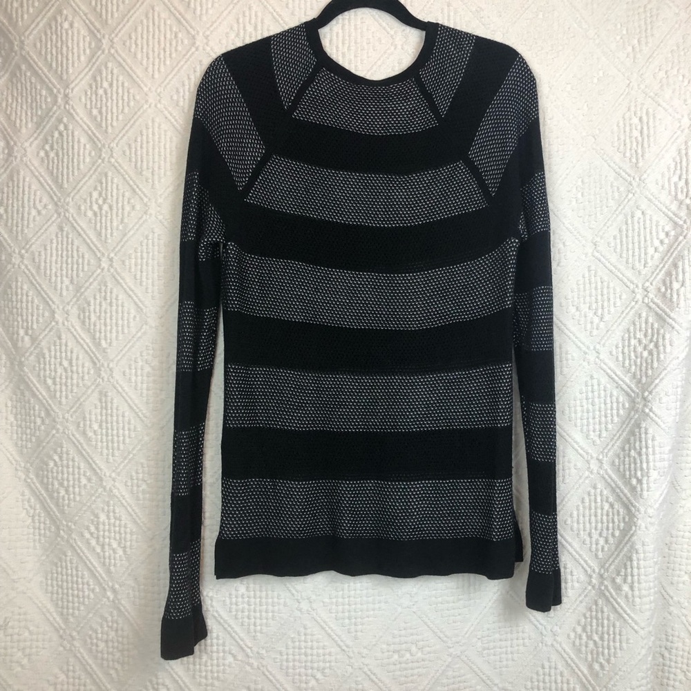 rag & bone jeans - black & white striped knit - M - Picture 3 of 7